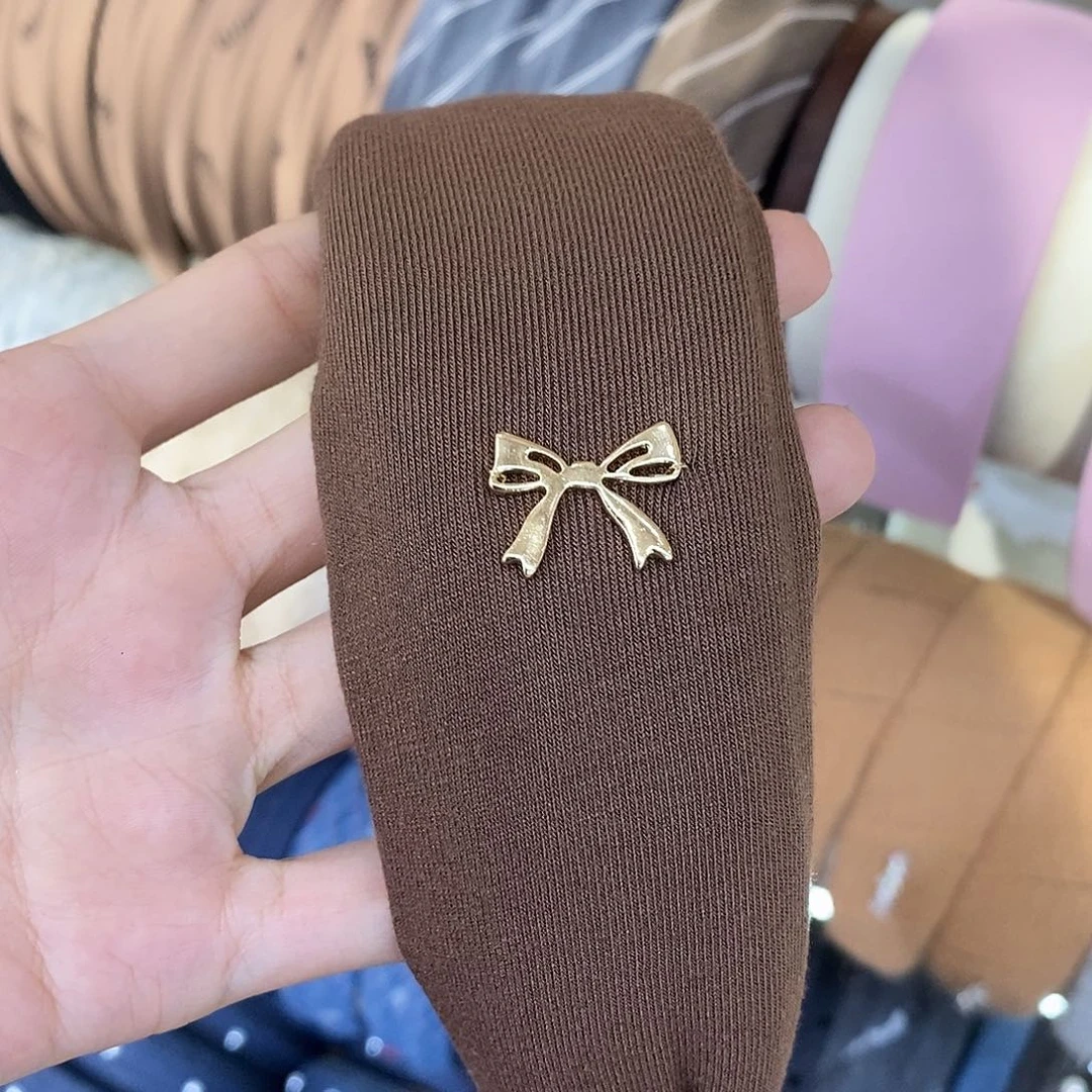 琉璃纯铜925银布艺发箍