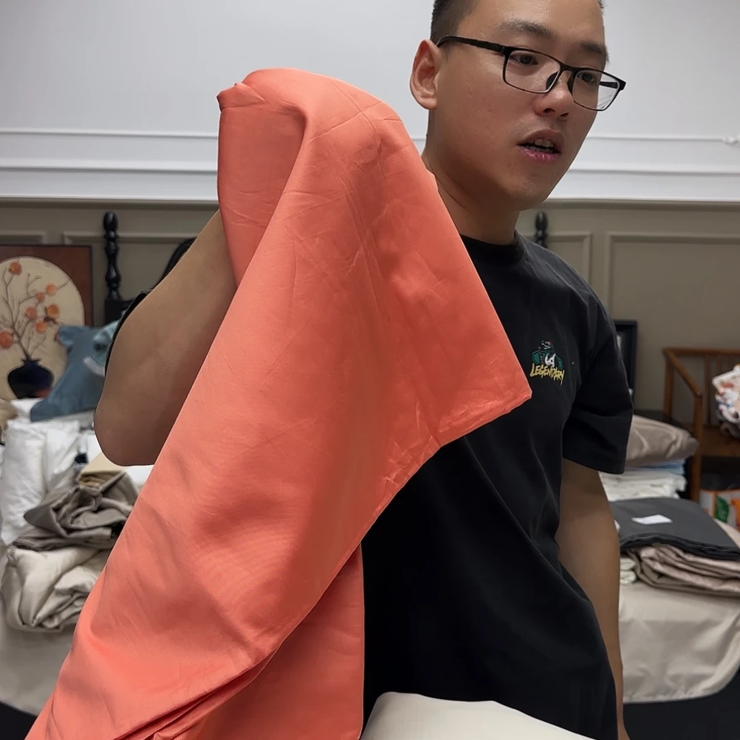 €***棉棉048橘色床单单品
