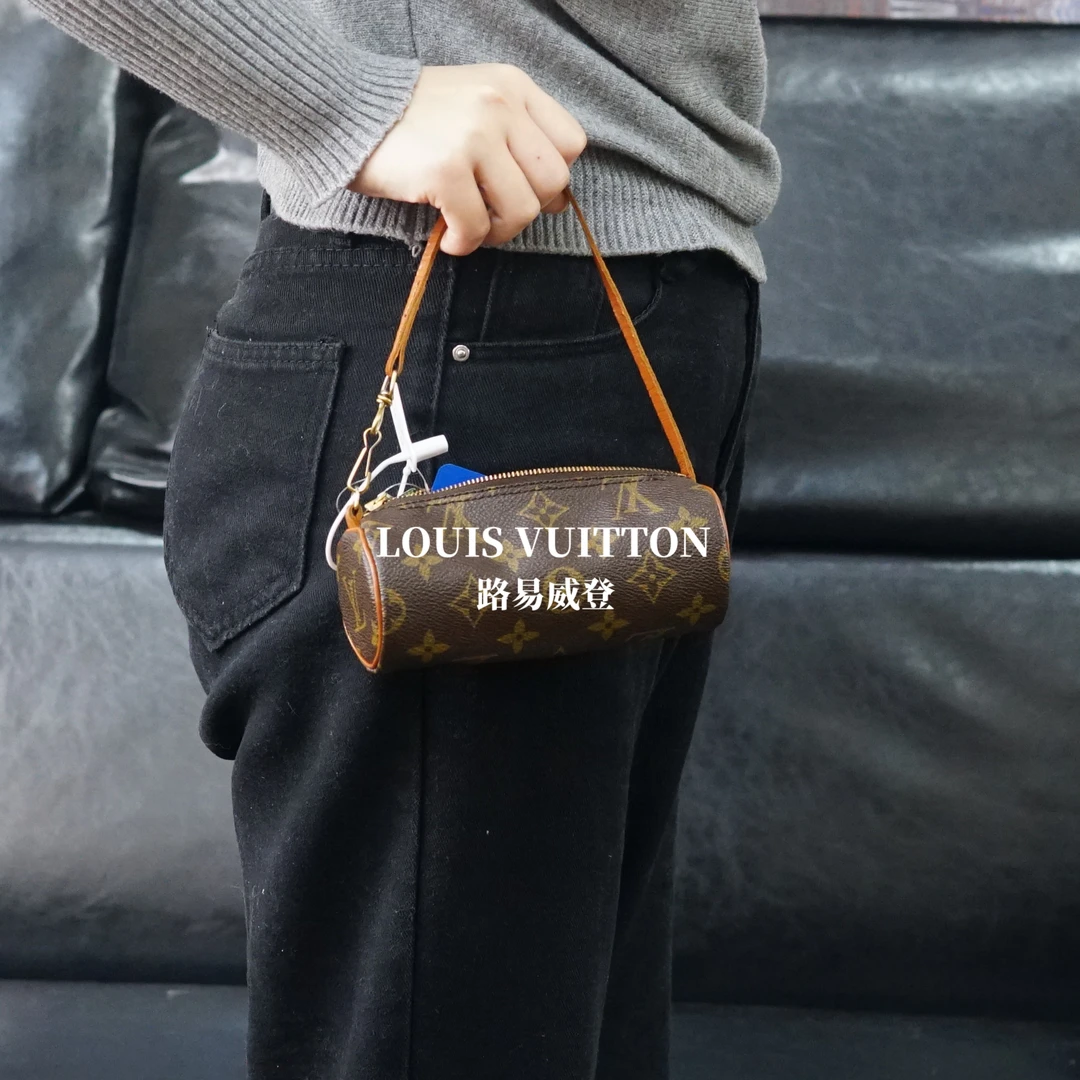 95新 LouisVuitton/路易威登 红皮巴比龙mini/F3JJ12717955/7955