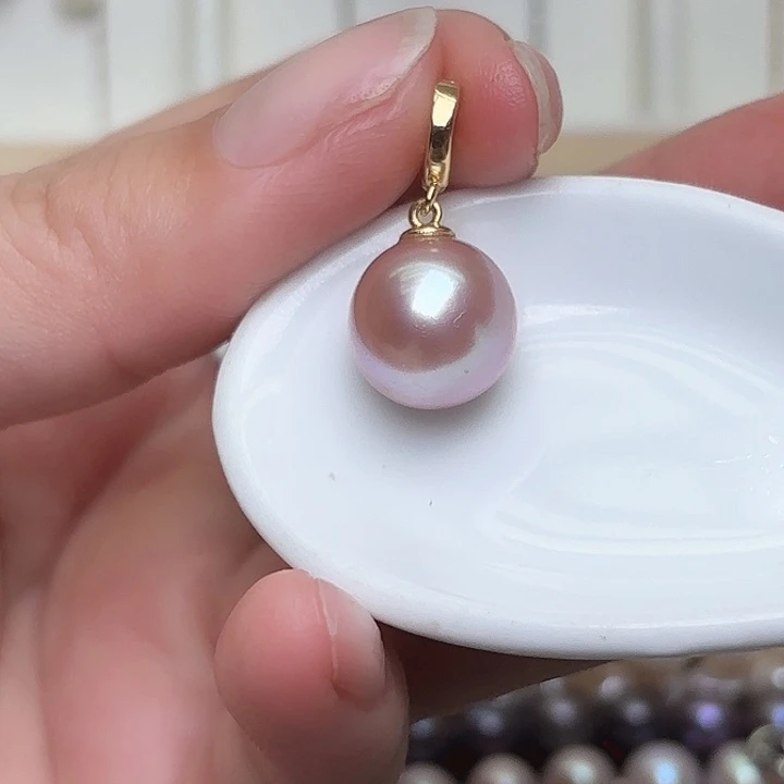 淡水珍珠颈饰银S925镶嵌