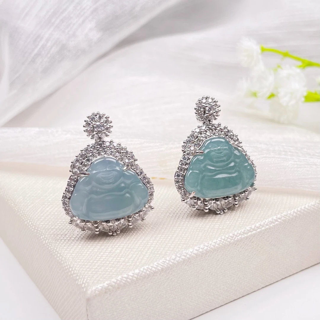 【麦子家族新年大促】天然翡翠佛公吊坠百搭礼物多样性发1 D3482