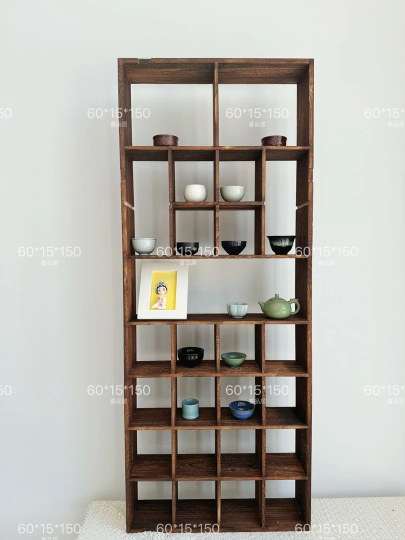 778茶杯架小茶壶收纳架茶具收纳多宝阁壁挂茶具收纳架简约经济型