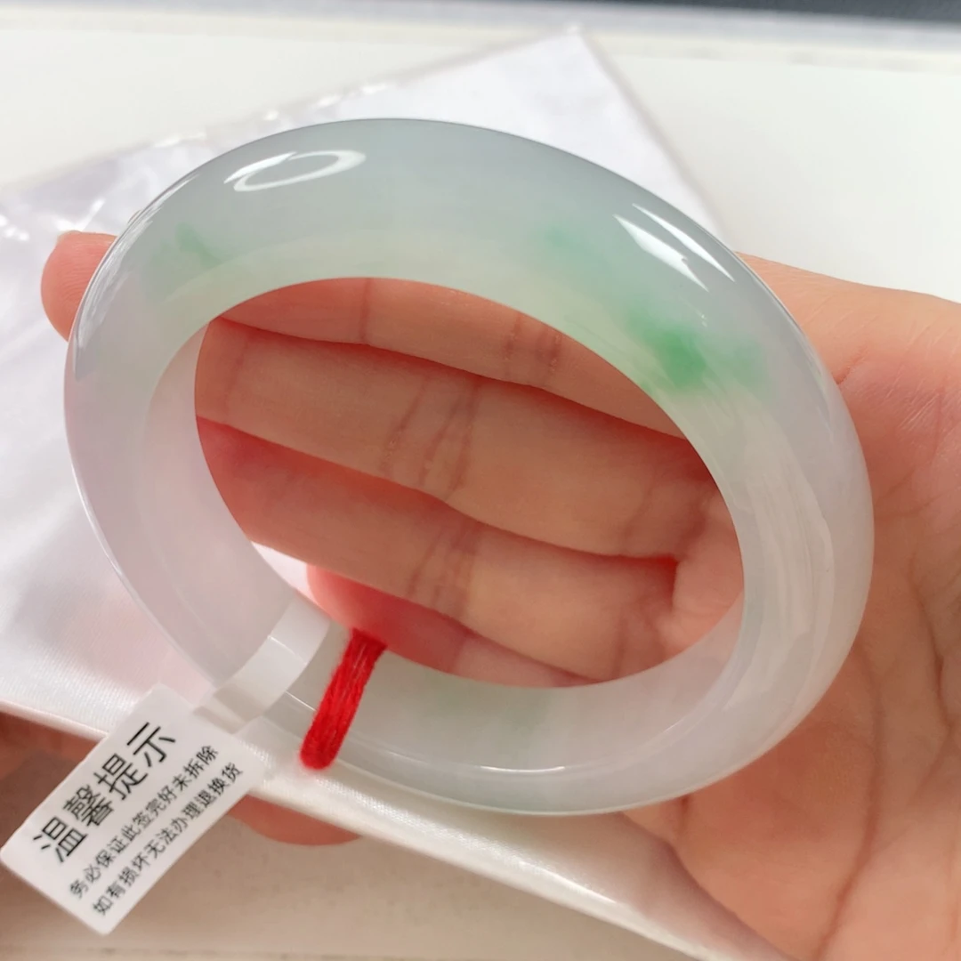 未镶嵌手镯翡翠 正圈262高货瑕疵漏⭐⭐⭐⭐⭐强烈推荐