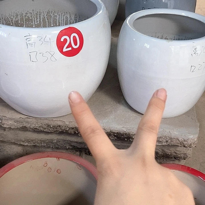 高温烧制白色一套