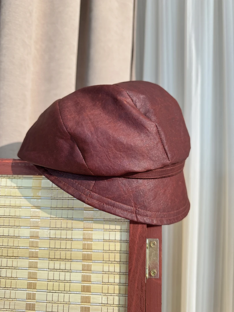 【安可拉红~帽子】香云纱时尚百搭女士帽子