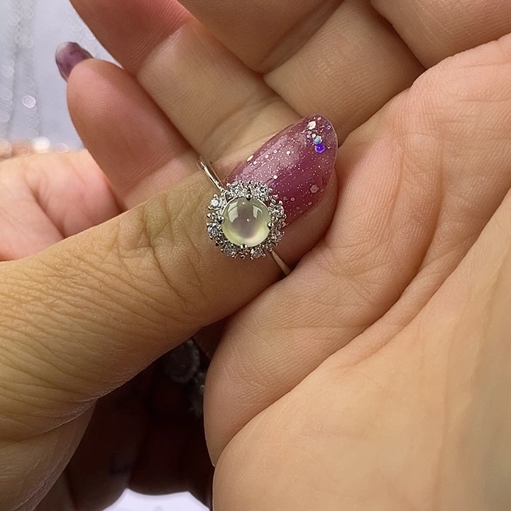 未镶嵌戒指翡翠小*爱缅甸