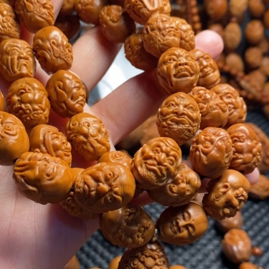 橄榄核吊坠我**我橄榄108罗汉