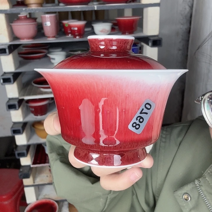 瓷片景德镇郎红陶瓷