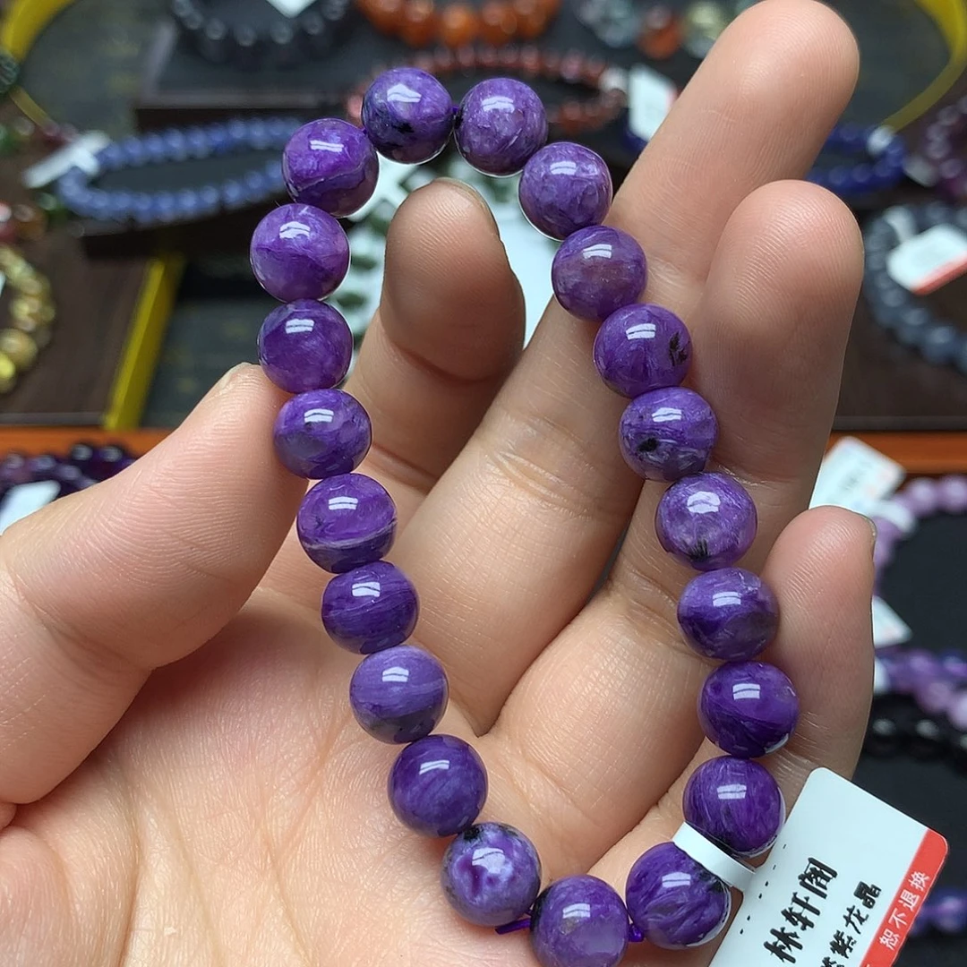 查罗石（紫龙晶）手串未镶嵌