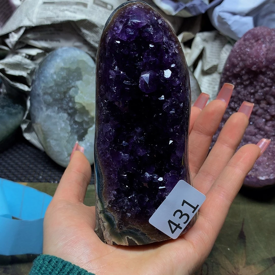 紫晶大型摆件（非配饰）未镶嵌