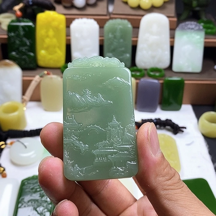 和田玉（糖玉）未镶嵌挂件