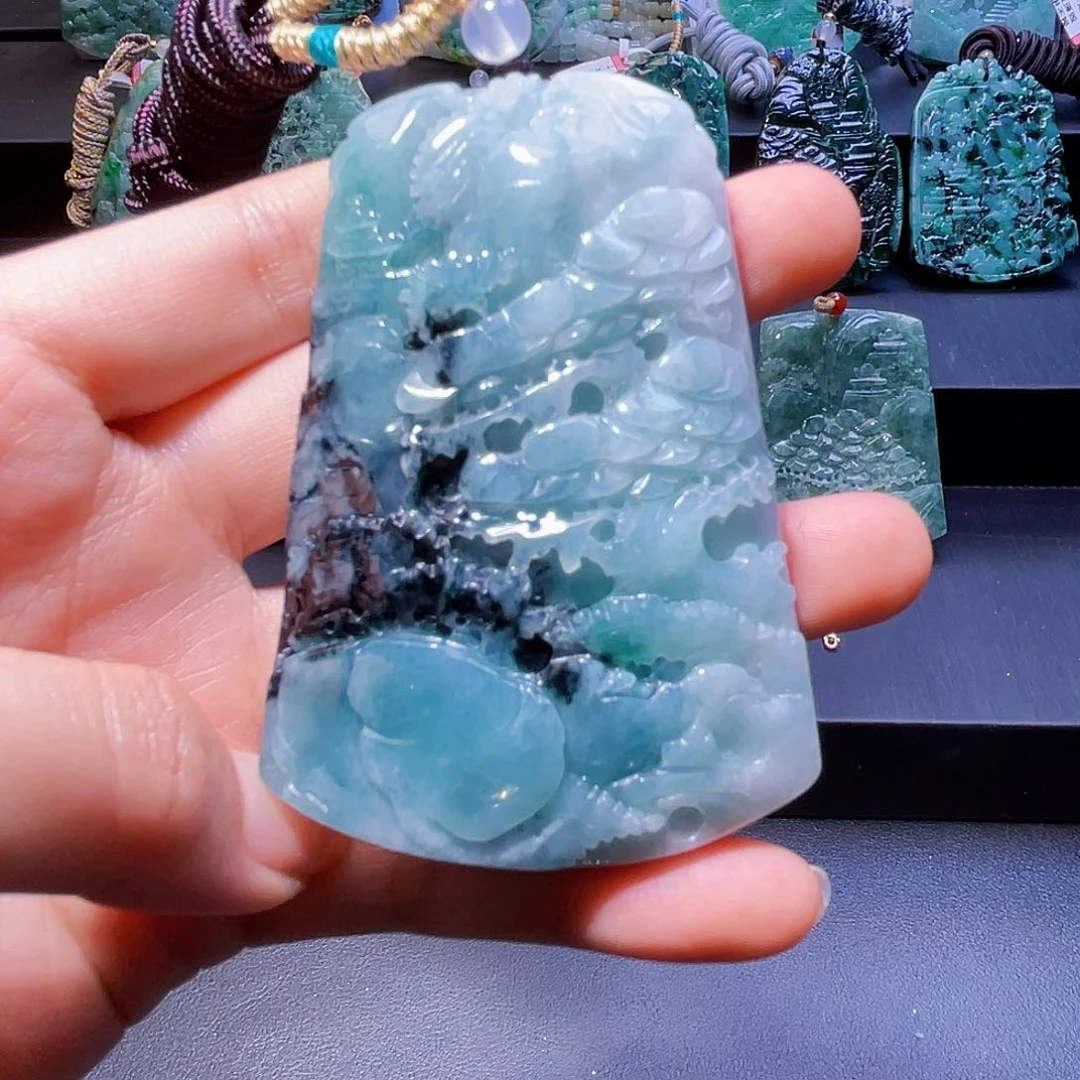 颈饰未镶嵌翡翠翡翠