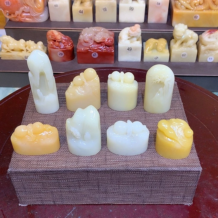 汪***特寿山石印石寿山石8方