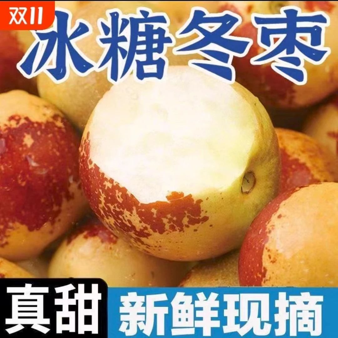 新鲜山东沾化大冬枣现摘新鲜水果赏
