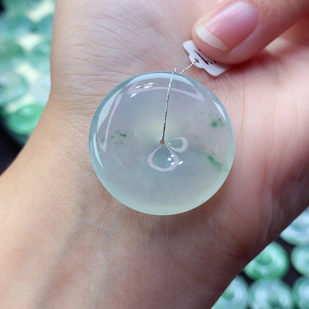 翡翠颈饰未镶嵌57尺寸28-6.1