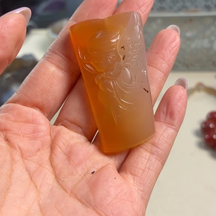 玛瑙/玉髓未镶嵌吊坠(不含链)