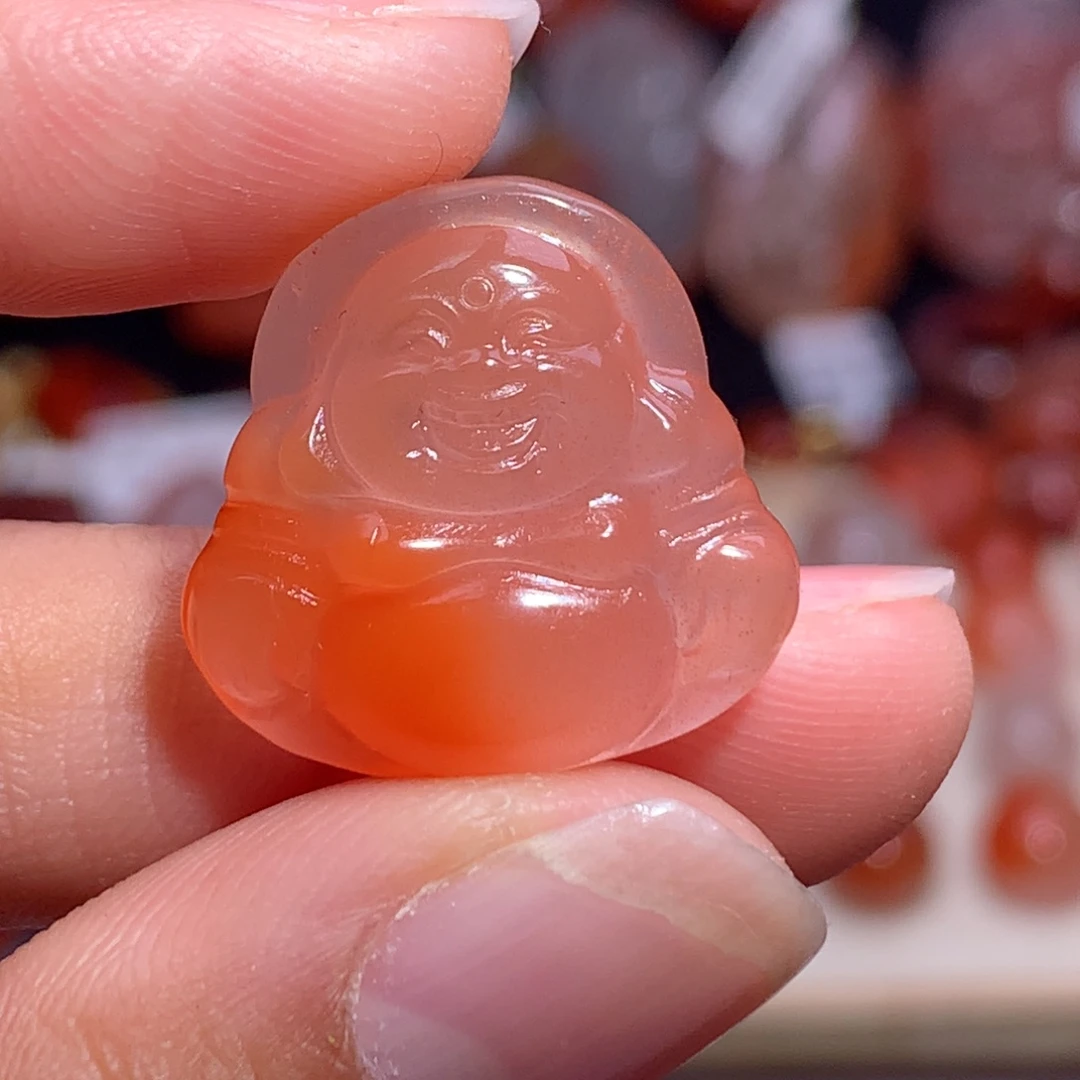 南红玛瑙未镶嵌珠宝半成品佛