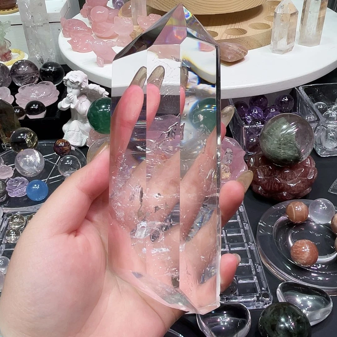 水晶天然水晶未镶嵌星**姐