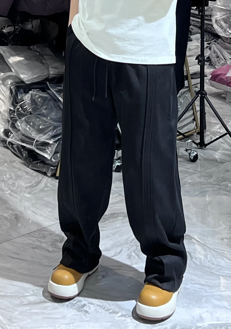 HH- YAPI 美式休闲宽松直筒结构款廓形设计休闲裤7029