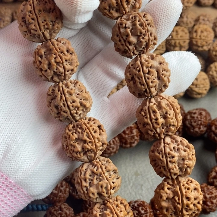 金刚菩提手串21mm粗筋经典款，长龙纹，铁籽骨质