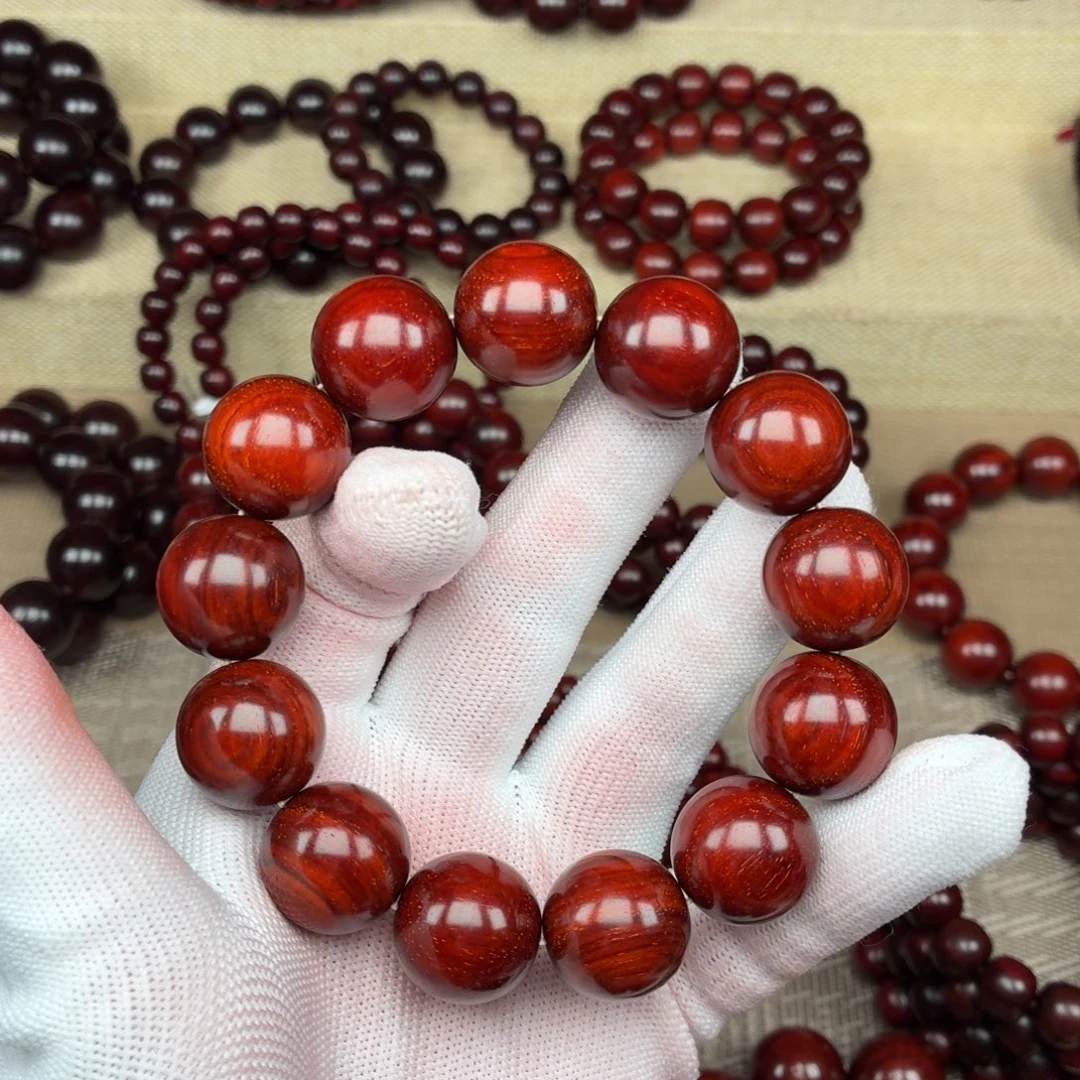 月***崖手串/手链小叶紫檀1.8顶泥