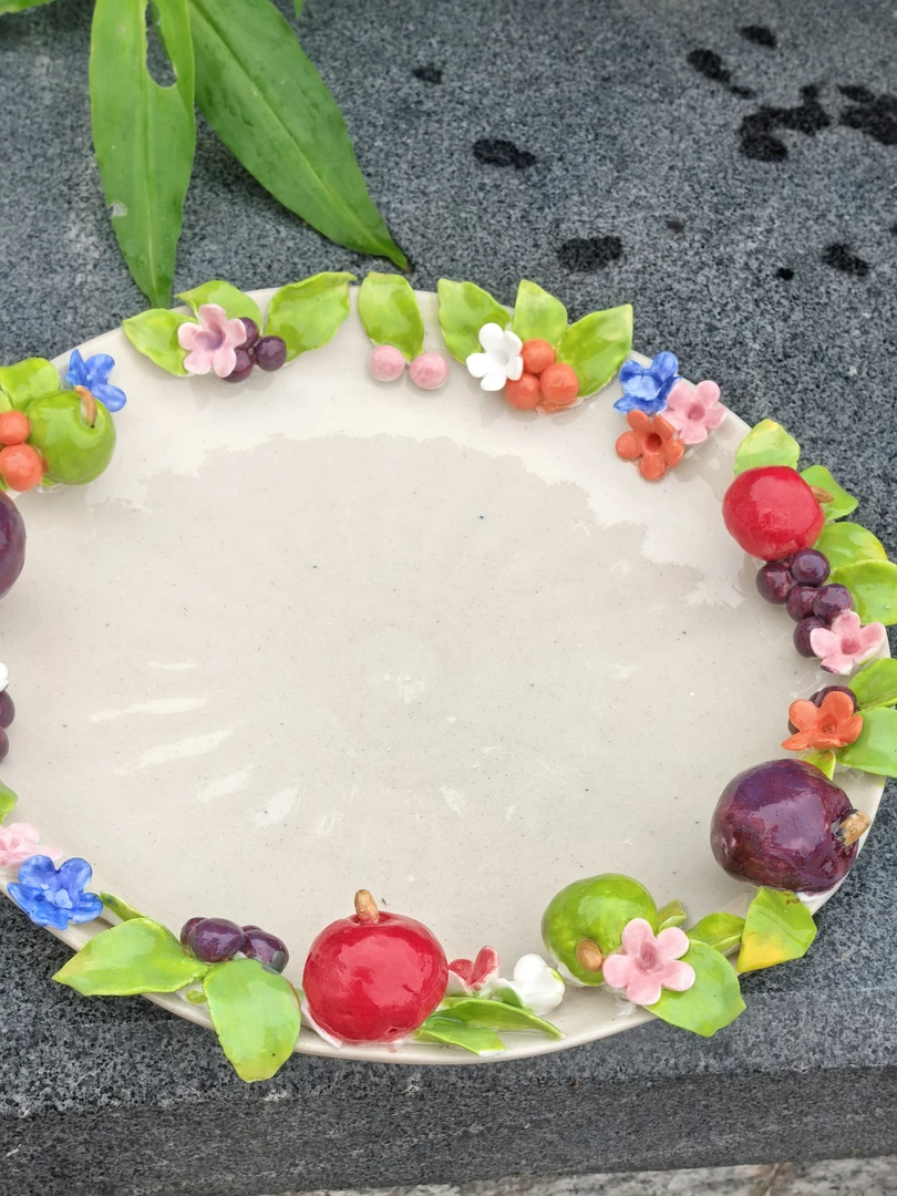 陶瓷手工瓜果蔬菜盘子