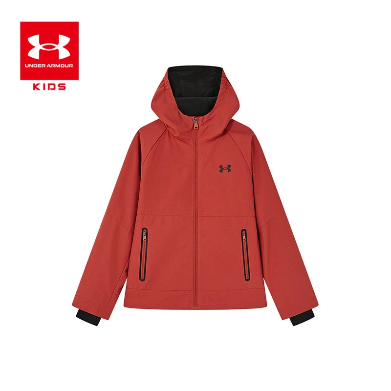 Under Armour/安德玛冲锋衣上衣拉链休闲连帽保暖外套秋季运动风