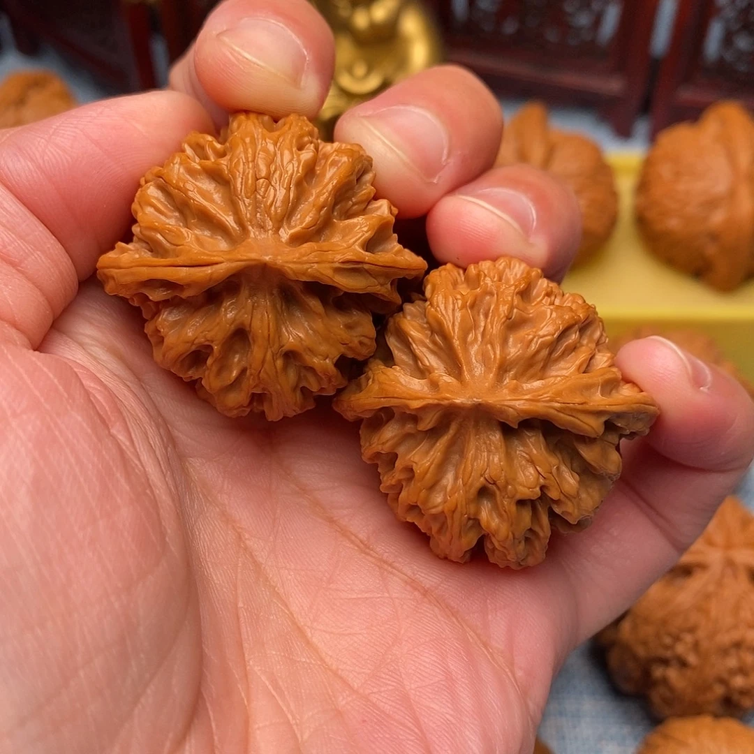 文玩核桃把件全品毕业肉球苹果36尺