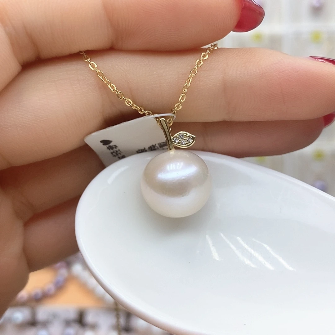 颈饰合金淡水珍珠