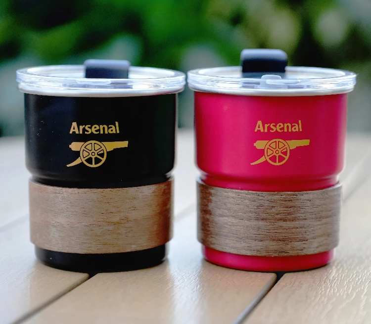 阿森纳304不锈钢陶瓷户外露营杯啤酒杯冷饮杯咖啡杯阿森纳周边