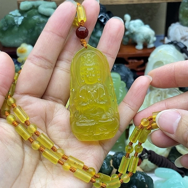 岫玉吊坠挂件未镶嵌