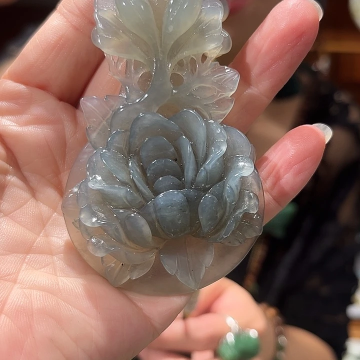 未镶嵌岫玉毛衣链