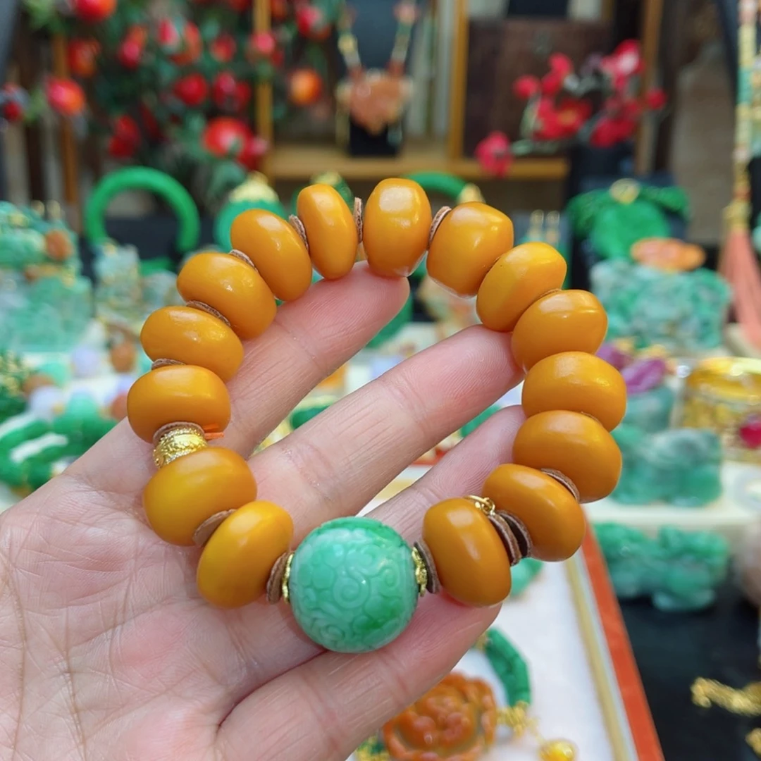 蜜蜡手串合金48小时鉴赏期