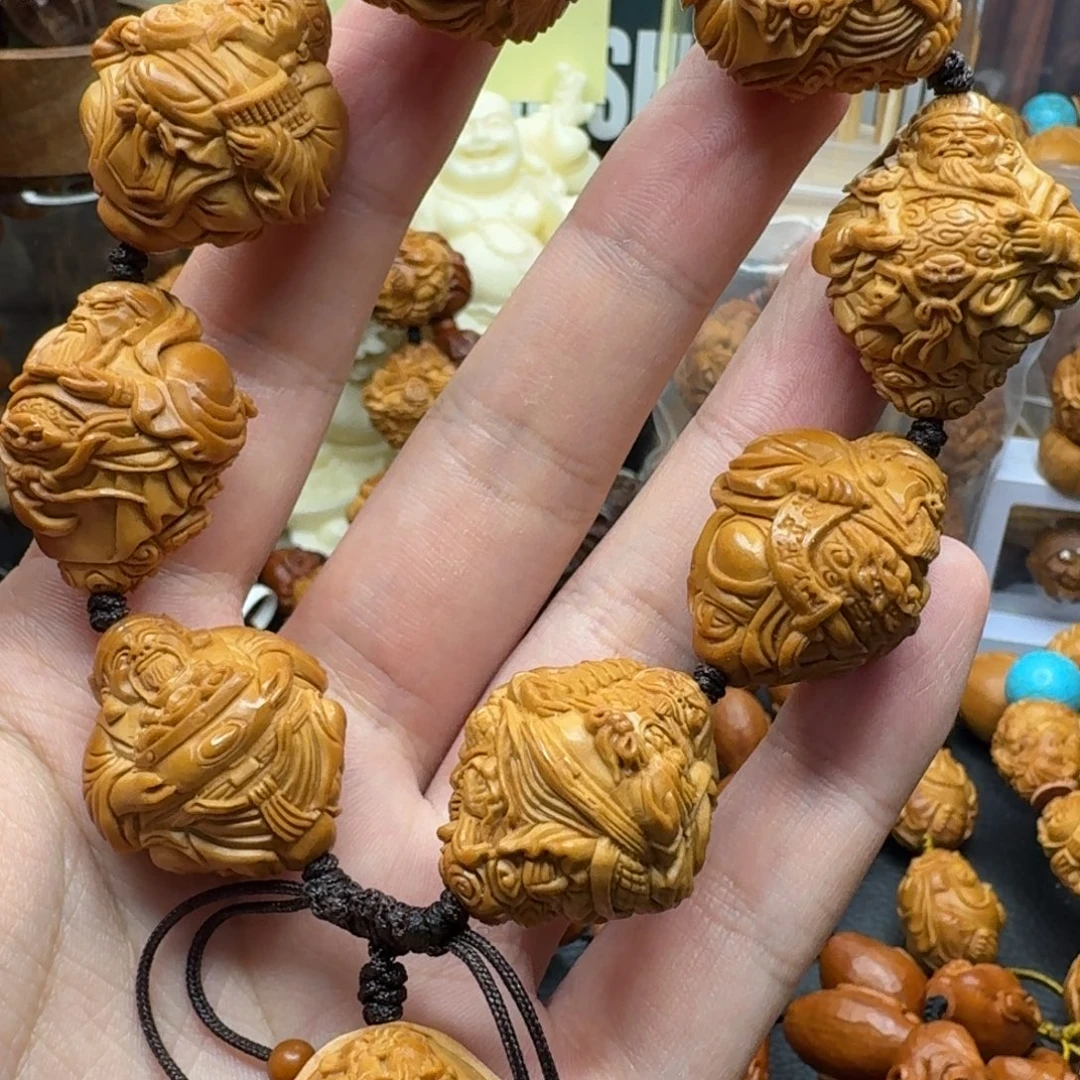 橄榄核手串/手链尺寸25八路财神