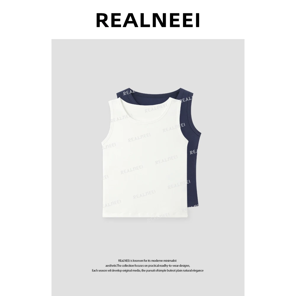 【晚月颂】“T丝背心”松弛宽松冰凉感无袖亲肤透气吊带背心21529