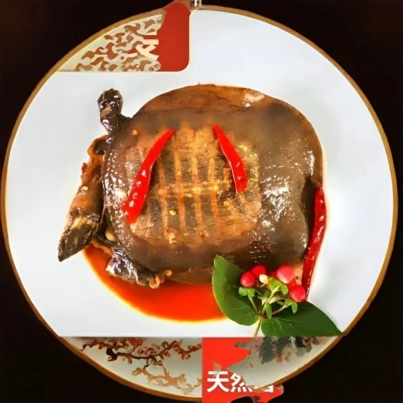 01鲜香卤甲鱼麻辣五香潢川甲鱼开袋即食真空独立包装