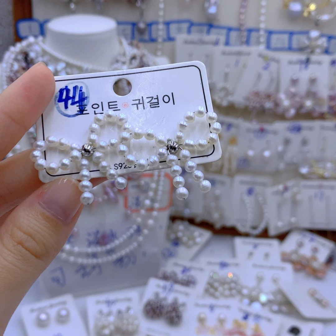 淡水珍珠颈饰银S925镶嵌