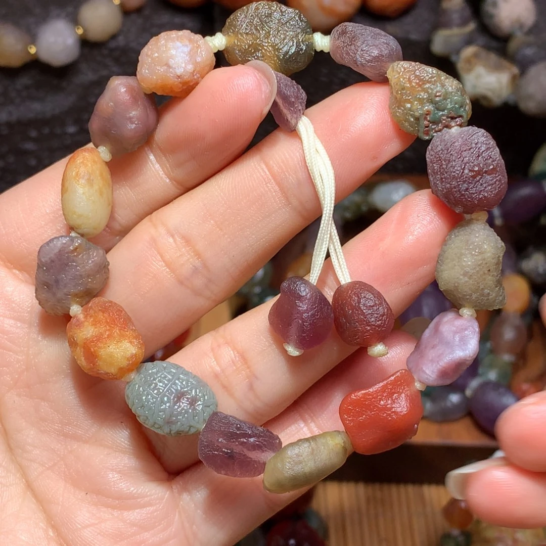 未镶嵌玛瑙/玉髓珠宝半成品