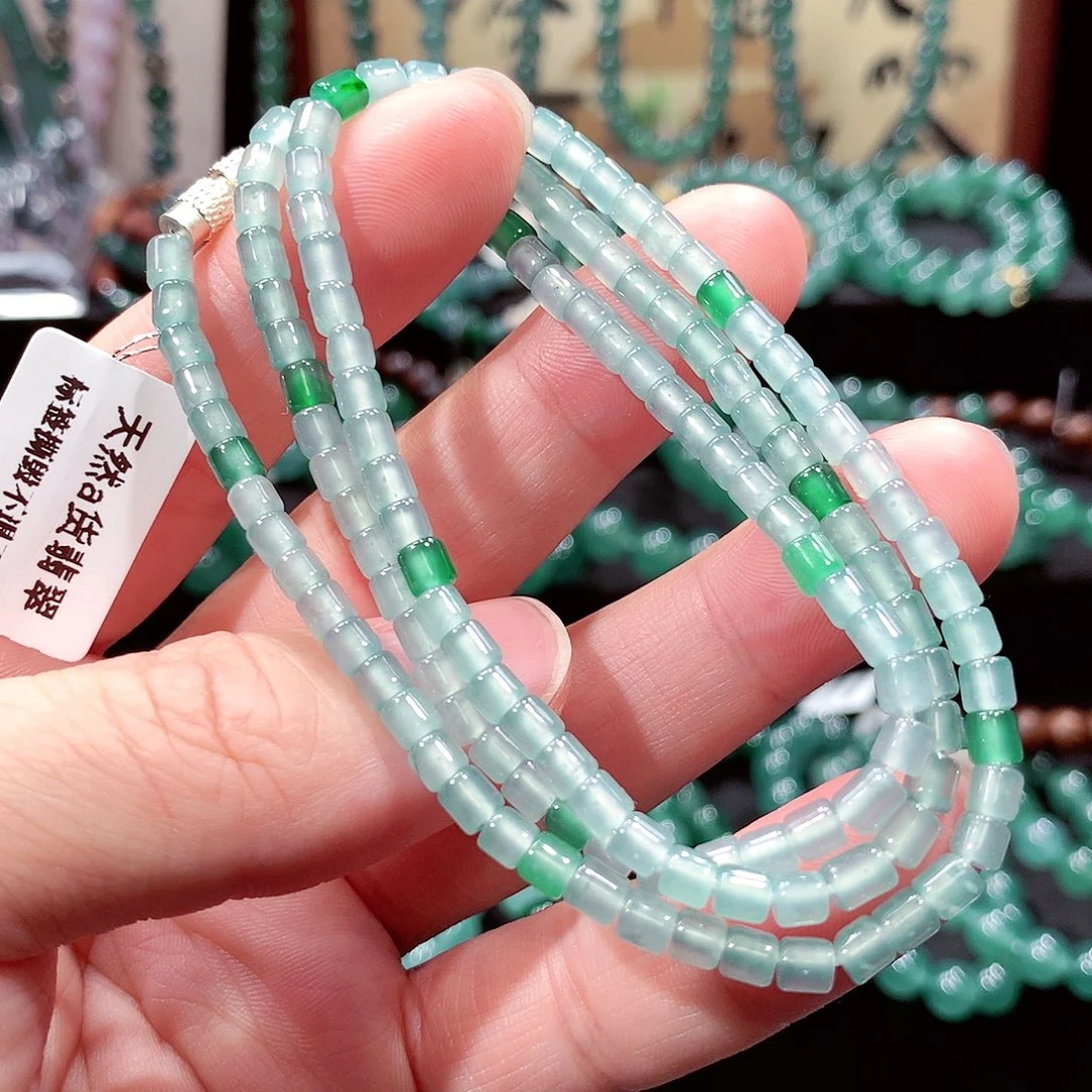 翡翠未镶嵌手链卡4