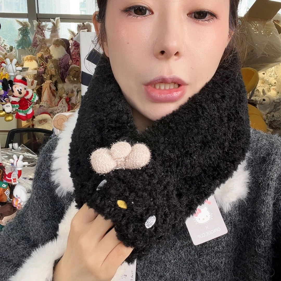 毛绒744号黑色kt一条