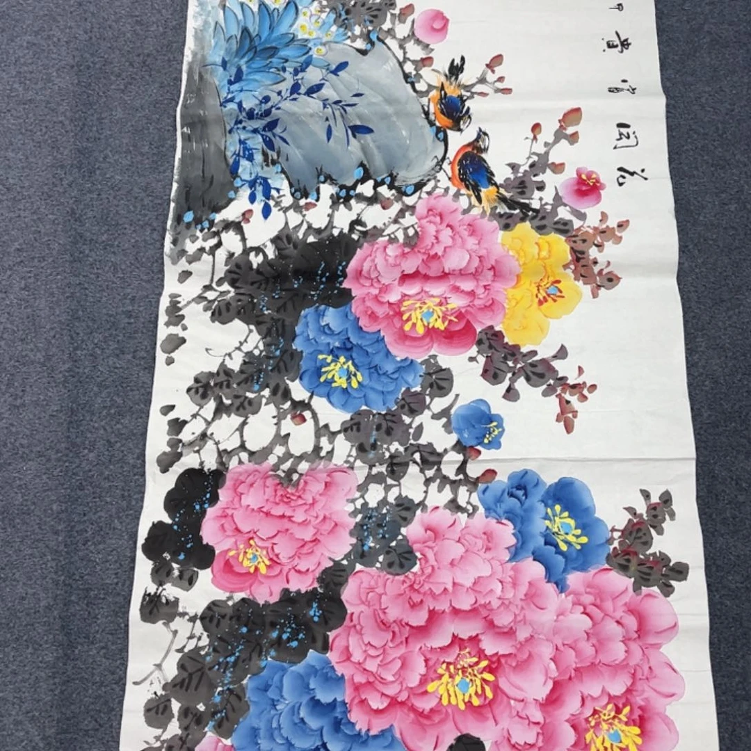 国画宣纸国画纯手绘作品