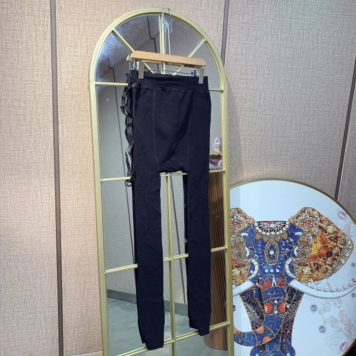 N058孕妇黑色磨毛踩脚袜裤90-150