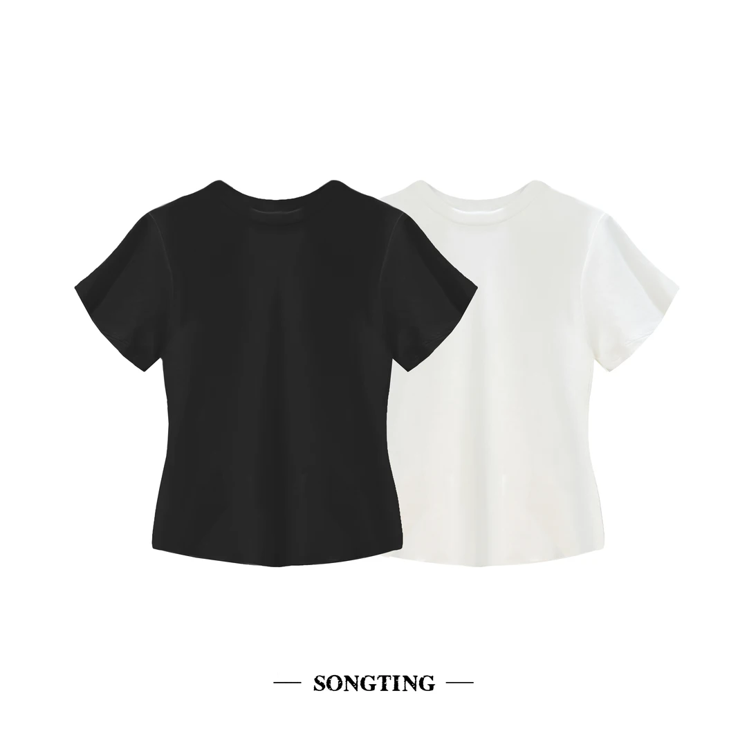 SONG TING 高定系列艾草纤维T恤