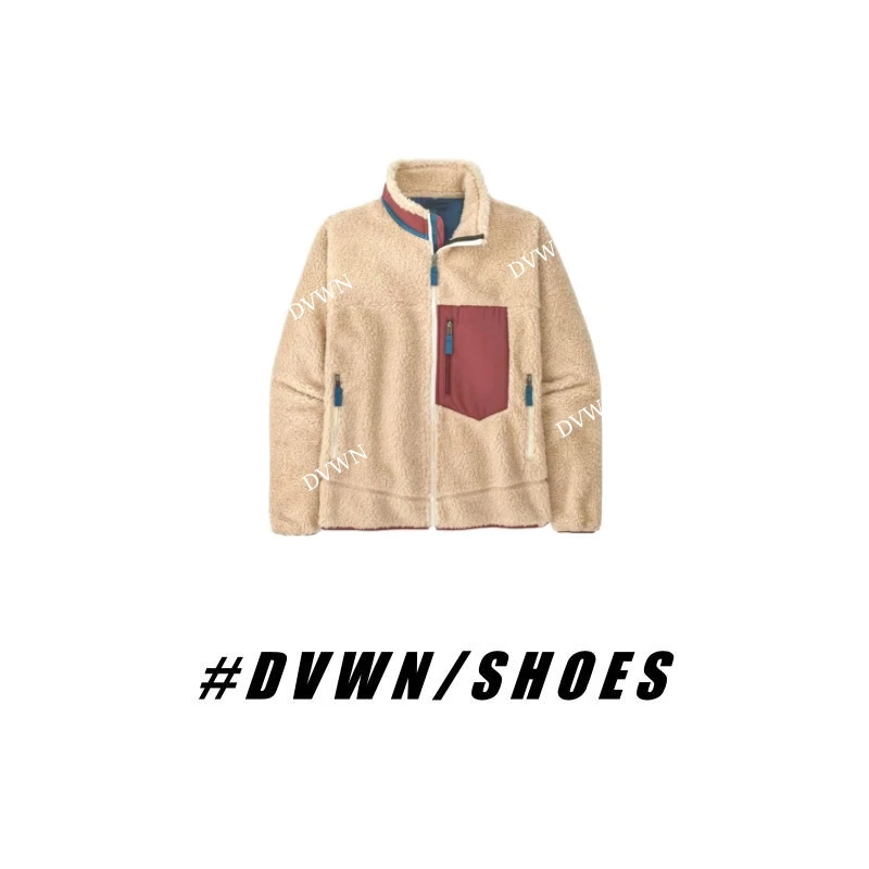 秋冬情侣日常休闲摇粒绒外套