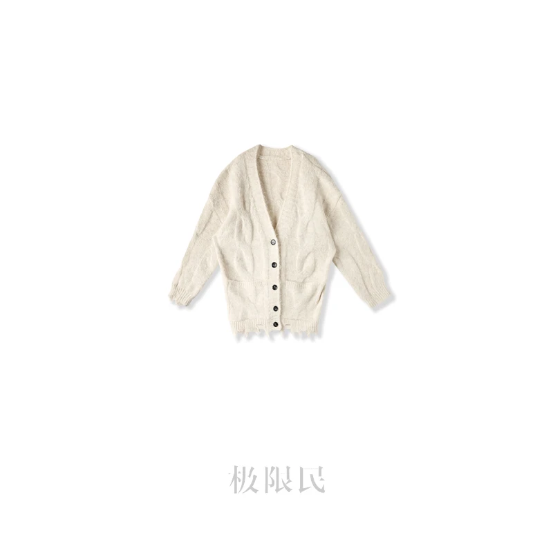 极限民《诗柚》秋冬气质老钱风松弛感流苏摆毛衫F5303B3025