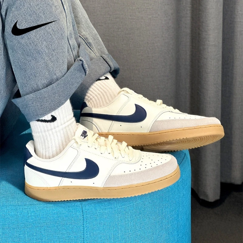 NIKE/耐克板鞋男子鞋运动鞋低帮复古潮流港风轻便百搭透气休闲鞋