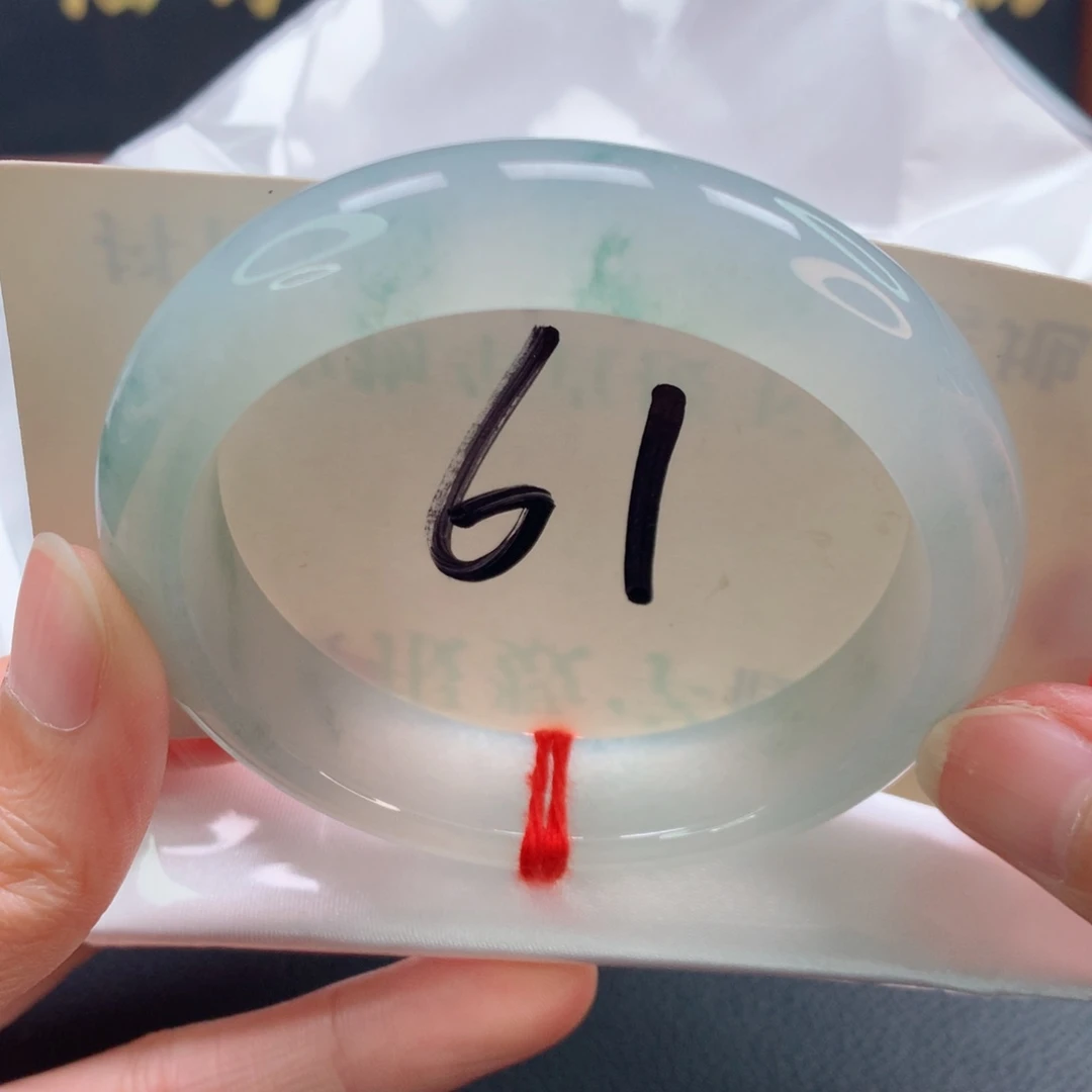 未镶嵌手镯翡翠正圈冰晴飘花