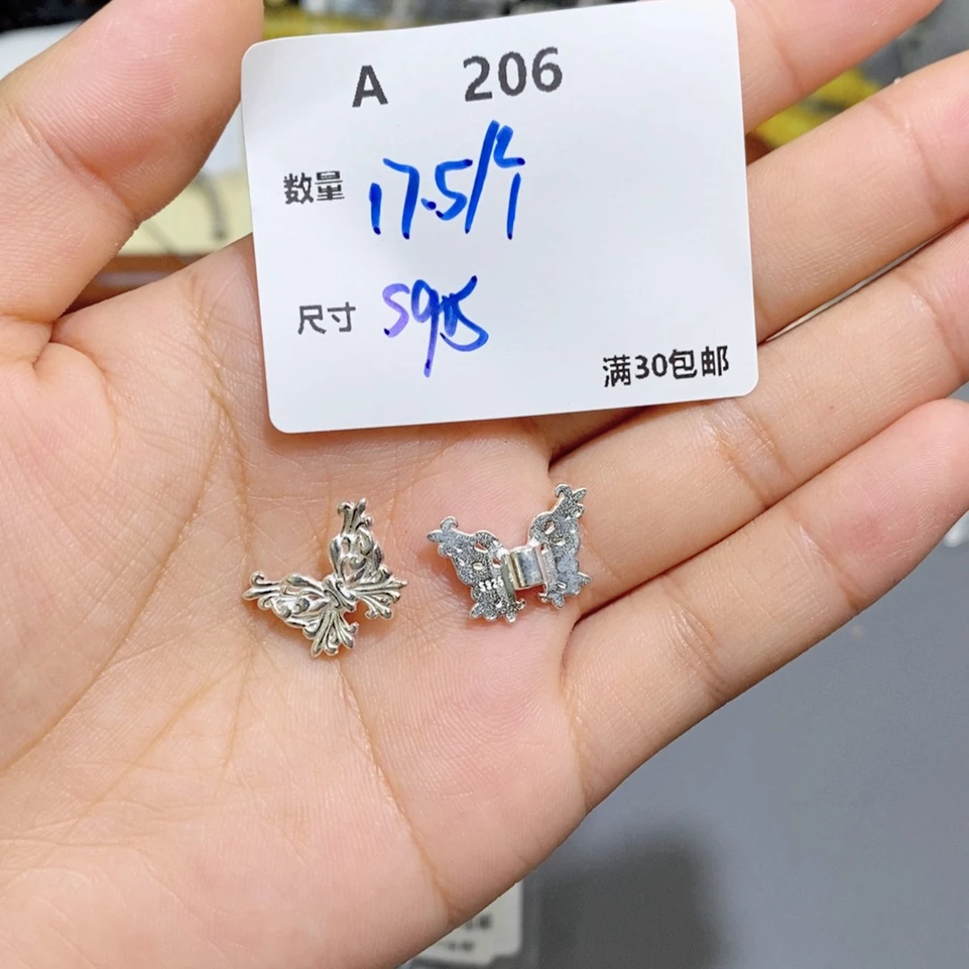 银S925镶嵌颈饰水晶A206