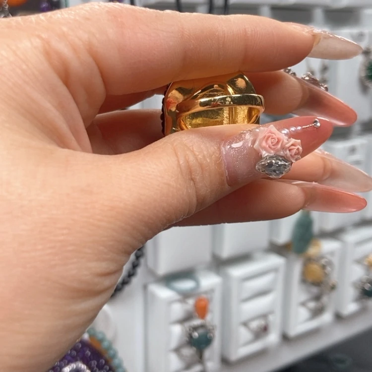 【闪购商品】翡翠耳饰未镶嵌小****号戒指