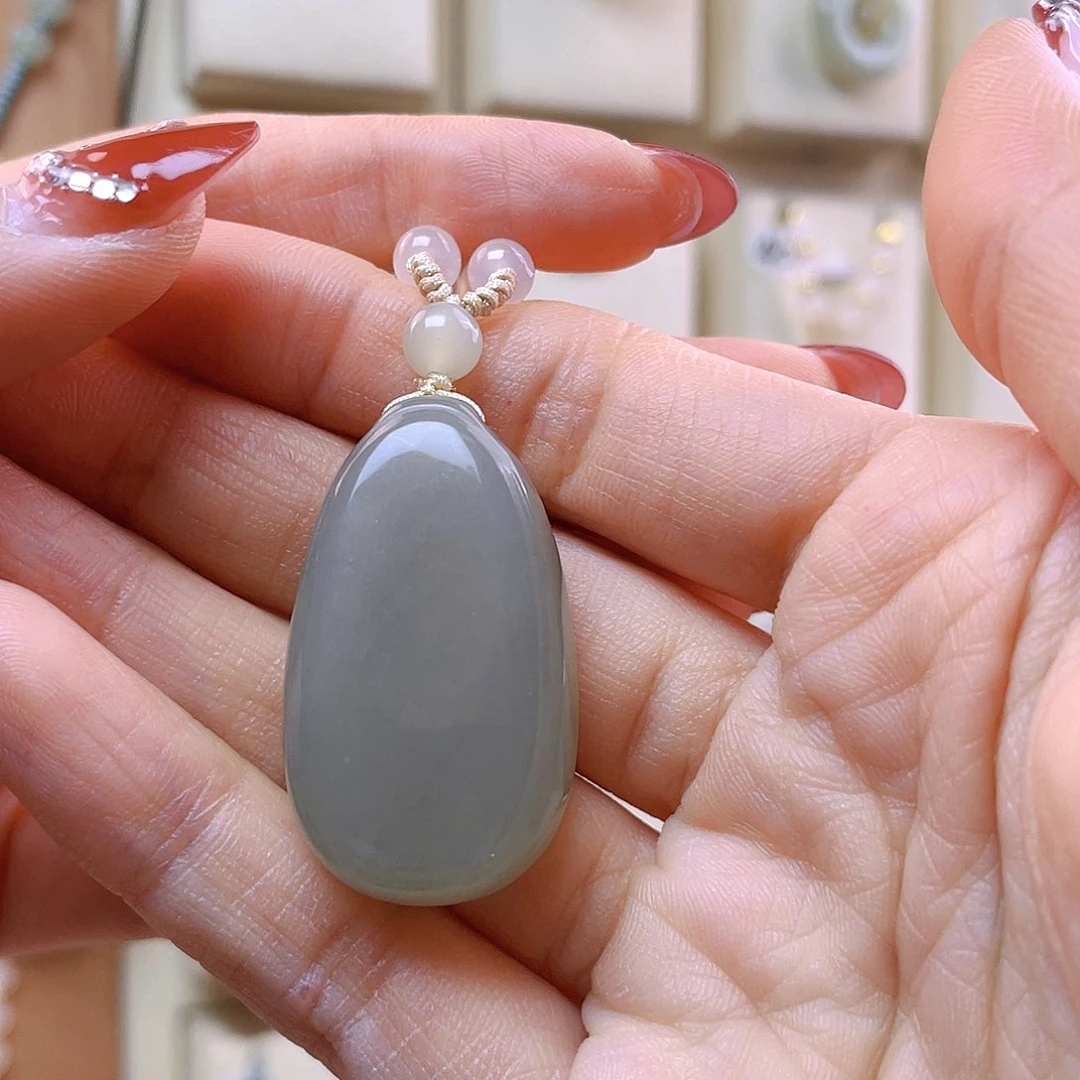 和田玉吊坠(赠链)未镶嵌春***野